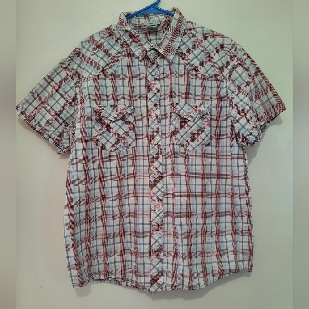 Old Navy Button Down Short Sleeve Shirt (Men's XL)